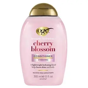 Ogx Heavenly Hydration + Shine Cherry Blossom Conditioner For Thin And Fine Hair 385mL