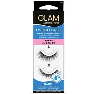 Glam by Manicare Hydrolash Water activated Lashes- Intense Naomi