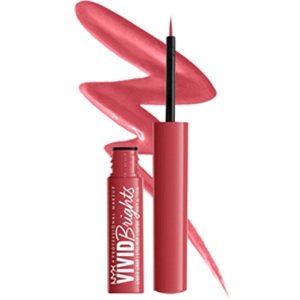NYX Professional Makeup Vivid Brights Matte Liquid Eyeliner-On Red