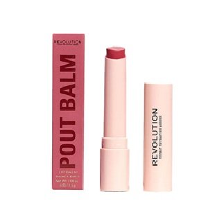 Revolution Pout Balm Glossy Shine Lip Balm - Rose Shine