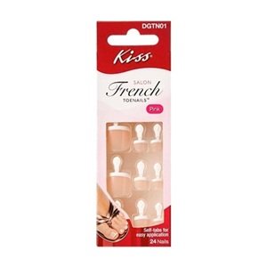 Kiss Salon French Toenails – Pink