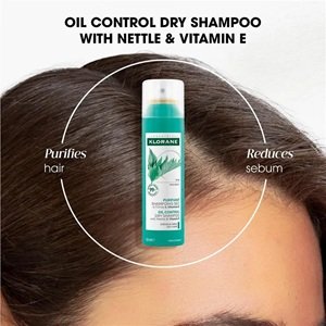 Klorane Dry Shampoo With Nettle & Vitamin E 50ml - Image 2