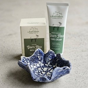 Australian Cosmetic Co Goats Milk Hand Cream + Luxury Soap Bar