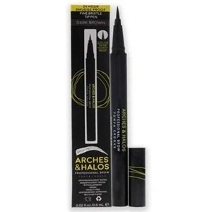 Arches & Halos Fine Bristle Tip Pen - Dark Brown