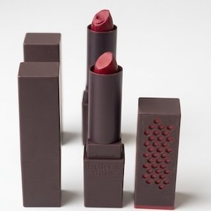 Imperfect Burts Bees  Satin Lipstick Pair #521 Ruby Ripple & #518 Blush Ripple
