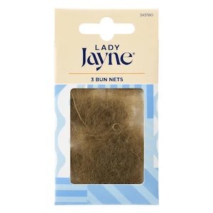 Lady Jane Blonde Bun Hair Nets 3pk