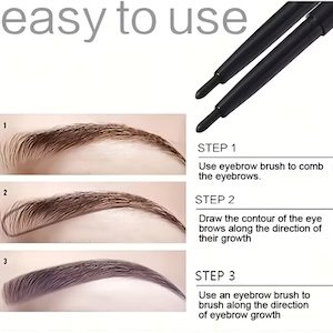 Pink 21 Waterproof Sweatproof Black Eyeliner Pencils - Image 3