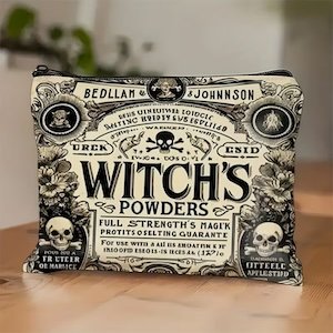 Witches Powders Make Up Bag