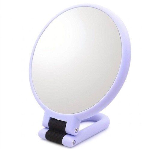 Magnifying Double-Sided Handheld Makeup Mirror