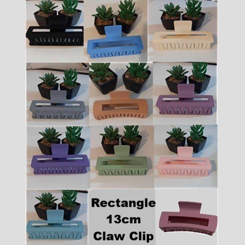 Rectangle Claw Hair Clip-13cm
