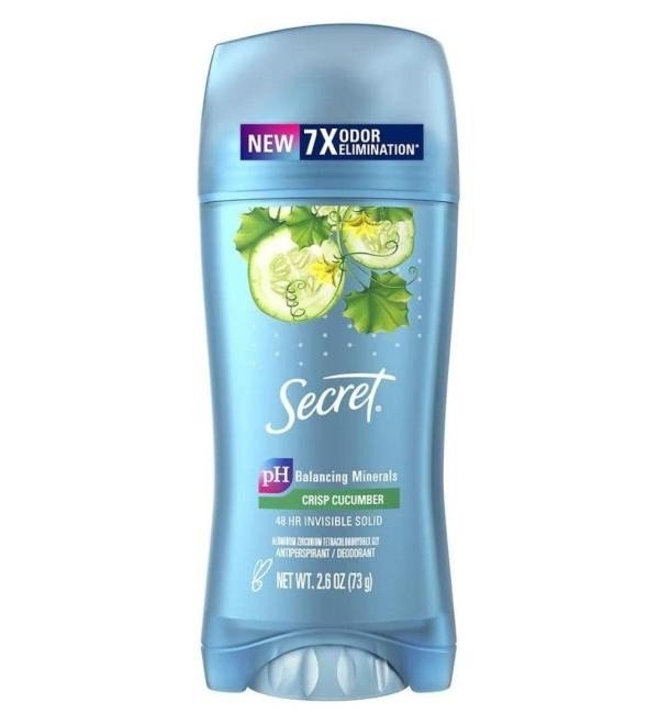 Secret Balancing Minerals Crisp Cucumber Solid 48hr Invisible Deodorant