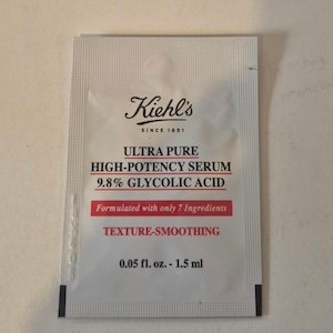 Kiehls Ultra Pure High Potency Serum – Texture Smoothing Sample