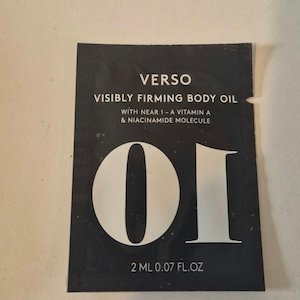 Verso Visibly Firming Body Oil With Near 1- A Vitamin A & Niacinamide 01 2ml